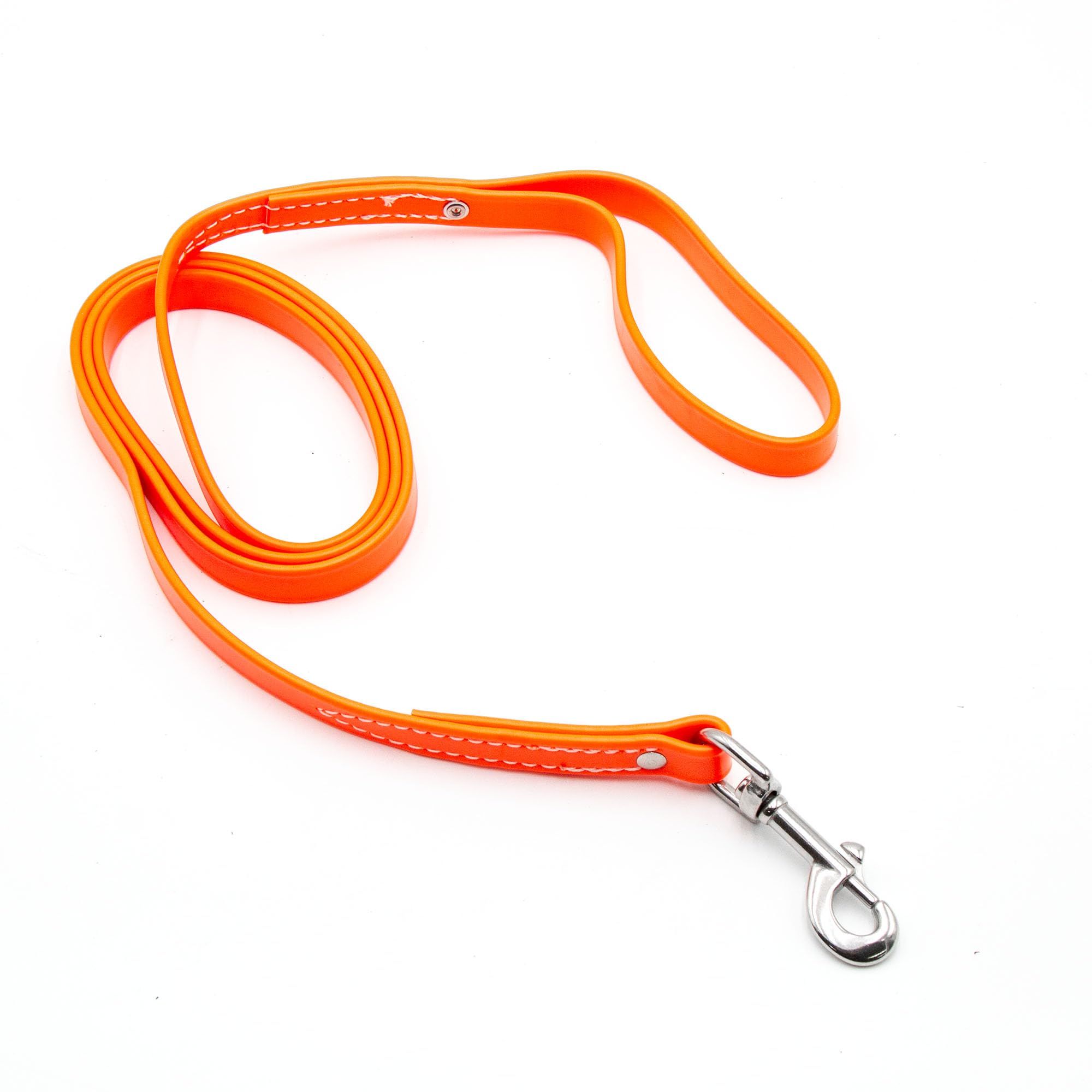 Amazon.com : Leerburg BioThane Leash - Orange (10') : Pet Supplies